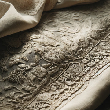 Vintage-Inspired Embroidered Linen Tablecloths: Nostalgic Charm