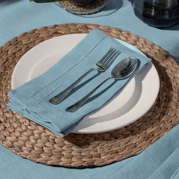 100% Linen Hemstitched Napkins