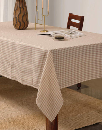 100% Linen Rectangular Printed Tablecloths